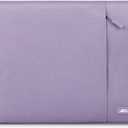 MOSISO Laptop Case 13.3 inch, 13-13.3 inch Laptop Sleeve Compatible with MacBook Air/Pro 13/Pro 14 M5 M4 M3 M2 M1, HP Dell ASUS Lenovo,Polyester Vertical Computer Sleeve Bag with Pocket, Purple