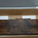 BAYKA Rustic Brown Floating Shelves 22.5in, Set of 2, Wall Mount Wood Shelf