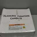 Homemory 47 Pack 3” Flameless Led Floating Candles, 200 Hour White Battery Operate Waterproof Tealights for Cylinder Vases, Centerpieces at Wedding Decor, Party, Pool