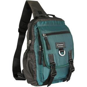 Sling Bag Backpack Cross Body Messenger Bag Shoulder Backpack Travel Rucksack Lake Blue (Dark Green)