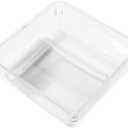 Veemoon 1set Transparent Jewelry Storage Bag for Earrings Necklaces and Capacity Organizer with Box - Design for and Use (15X15X5CM)