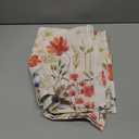 Flour Sack Kitchen Towels Set of 2-18x26 Cotton Dish Towels with Hanging Loop Reusable Tea Towel for Cleaning Spring Absorbent Dishcloths Cute Home Decor Housewarming, Red Flower