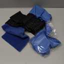 Ice Packs for Injuries Reusable (3-Piece Set)  Hot and Cold Ice Pack Therapy Gel Wrap Support  Supports Recovery, Joint and Muscle Pain  Knees, Back & More (3 Piece Set - Classic)