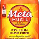 Metamucil 3-in-1 Fiber Capsules, Daily Psyllium Husk Fiber Supplement, Fiber Capsules for Digestive Health, Plant-Based Psyllium Husk Fiber Capsules, #1 Doctor Recommended Fiber Brand, 300ct Capsules, Exp 05/2027