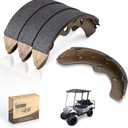 10L0L Golf Cart Brake Shoes, Replacement Brake Pads for Club Car DS&Carryall(Manual Adjust) 1981-1994, for EZGO G&E 1982-1986, for Yamaha G1 1979-1981, Columbia Par Car G&E 1986-2017