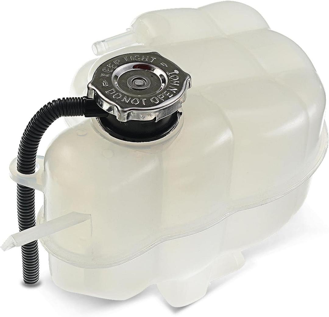 A-Premium Engine Coolant Overflow Recovery Expansion Tank [with Cap] Compatible with Dodge Journey 2009-2010 3.5L, Journey 2011-2019 3.6L - Front Side
