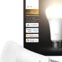 Philips Hue Smart LED A21 Bulb, Warm White Light 2700K, E26 Base, 13.5W, 1600 Lumens, Dimmable, Works with Alexa, Google Assistant, and Apple Home, 1pk