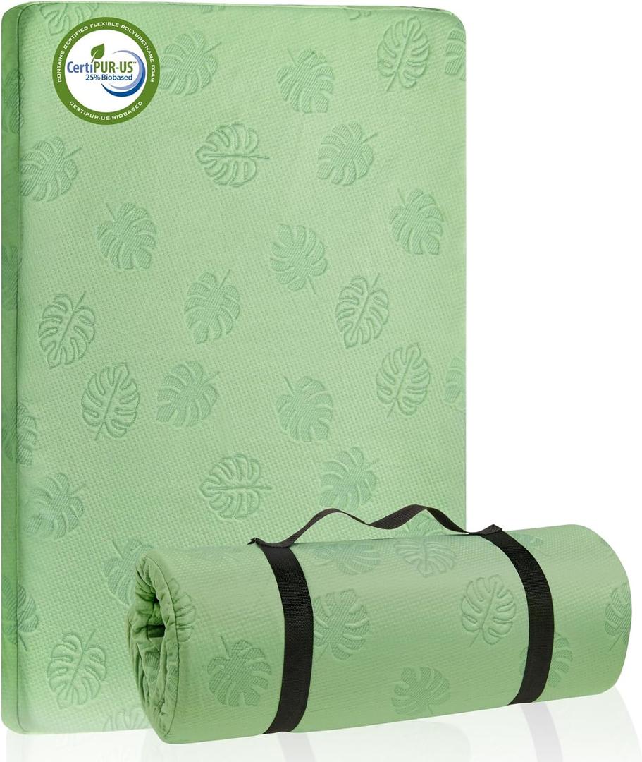 Lilian&Gema Pack and Play Mattress 38"x26"X1.5", Portable Mattress for Playpen, Pack N Play Mattress Topper, Soft Breathable and Waterproof Washable Cover for Baby Toddler