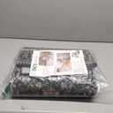 DCX Machine Washable Black Area Rug 4x6, Non Slip Stain Resistant Vintage Floral Rug for Living Room Bedroom Dining Room, Soft Low Pile Large Carpet