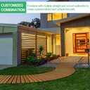 RELIANCER 6' Wooden Garden Pathway,Outdoor Roll Out Cedar Curved Walkway,Patio Path Decorative Garden Boardwalk Walkways,Weather-Resistant Roll Up Beach Wood Road Floor,Wedding Party Pathways