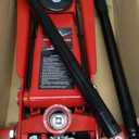 Floor Jack 3 Ton Capacity Fast Lift Service Jack Steel Heavy Duty Hydraulic Car Jack (RED)