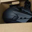 XFMT DOT Youth Kids Motocross Offroad Street Dirt Bike Helmet Motorcycle ATV Full Face Helmet with Goggles Gloves, Matte Black Large