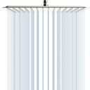 SR SUN RISE 16 Inch Extra Large Rain Shower Head Brushed Nickel 304 Stainless Steel High Pressure Rainfall Showerhead Ultra Thin Water Saving