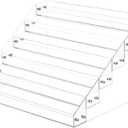 6-Tier Nail Polish Organizer Rack, Acrylic Display Stand Holder for Nail Paint, Tattoo ink, Essential Oil, Sunglasses Storage for Salon Vanity Table, Home Decor, Holds 72 Bottles