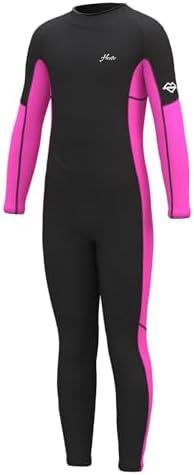 Hevto Kids Wetsuit for Boys Girls Toddler Youth 3/2mm Neoprene Full Wet Suits in Cold Water for Swimming Surfing Diving, 10