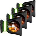 Outdoor Faucet Covers for Winter Freeze Protection, Hose Bib Covers for Winter 4 Pack, Outside Water Faucet Spigot Covers Winter Insulated 9.05" H X 6.89" W, Reusable Waterproof Faucet Sock