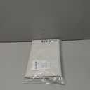 NICETOWN French Door Curtains, Thermal Insulated Farmhouse 100% Blackout Curtain for Glass Window, Kitchen Patio Doors for Privacy, 25 x 72 Inches Long, 1 Panel with Tieback, Ivory White