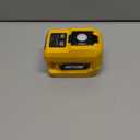 220W Power Inverter Compatible with Dewalt 20V Battery(Battery not Included), DC 20V to AC 110V, 2 USB Ports & 1 Type-C Fast Charging, 400LM LED Work Light (Yellow)