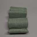 Kevin Textile Set of 2 Sage Green Pillow Covers 26 x 26 Inch Farmhouse Boho Decorative Throw Pillow Covers Linen Cushion Covers for Sofa Couch Dcor