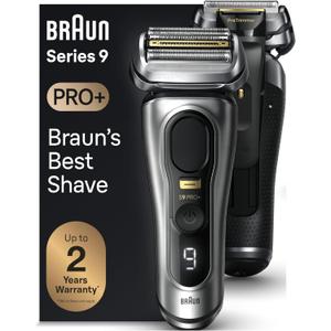 Braun Series 9 PRO+ Electric Razor for Men, 5 Pro Shave Elements & Precision Long Hair Trimmer, 6in1 SmartCare Center, Wet & Dry Electric Shaver for Smooth Skin with 60min Battery Runtime, 9517s