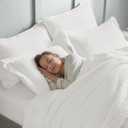 CozyLux Full Size Comforter Sets with Sheets 7 Pieces, White Seersucker Bed in a Bag Textured Luxury Soft Bedding Set with Down Alternative Comforter, Sheets, Pillowcases & Shams for All Seasons