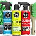 Car Wash Kit with Car Wash Soap Shampoo, Interior Cleaner, Wheel Cleaner, Car Detailing Cleaning Care Kit for Cars Trucks RVs SUVs Motorcycles Detailing Cleaning