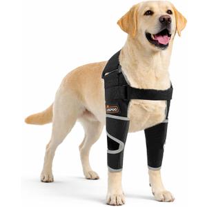 Dog Elbow Brace for Shoulder & Front Leg, Canine Elbow Wrap for Shoulder Dislocation, Pressure Sores, Elbow Injury and Loss of Stability from Arthritis-XL Size