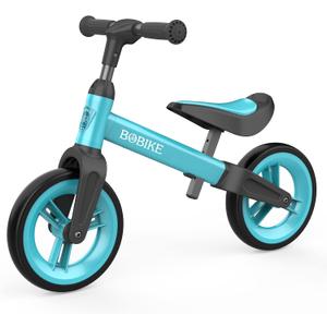 BobikeToddler Balance Bike Toys for 1 to 4 Year Old Girls Boys Adjustable Seat and Handlebar No-Pedal Training Bike Best Gifts for Kids (Blue)