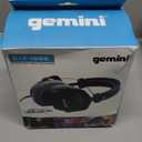 Gemini Pro Headphones  53mm Drivers, Closed-Back, Deep Bass, Soft Cushions, 1/4" Adapter  for DJs, Producers, Podcasting, Gaming & More (DJX-1000)