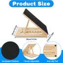 1 PCS Scratch Board for Dogs, Dog Scratch Pad Bamboo Dog Nail File Board Multi-angle Adjustable Include 2 Replacement Sandpapers for All Kinds of Dogs Sandpaper Polishing Instead of Nail Trimmer