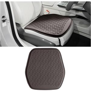 Zpana Gel Car Seat Cushion, Non-Slip & Comfortable Automotive Chair Protector Pad for Driving, Breathable Vehicle Interior Mat Cover Accessories, Universal for SUV Sedan Truck (Coffee)