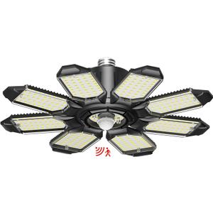 Motion Sensor Garage Light, 25000LM 250W Garage Ceiling Led Motion Activated,Motion Sensor Light Indoor with Dusk to Dawn, E26 Screw in Shop Light for Basement Barn Attic Warehouse (1 Pack)