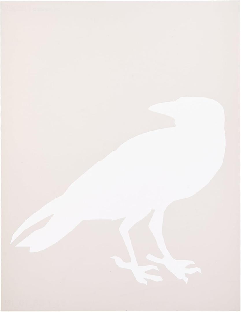 Stencil1 8.5"X11" Stencil-Raven
