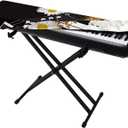 61 Key Keyboard Cover Daisy Music Note Piano Keyboard Covers Stretchy Waterproof Cloth Electric Slipcover