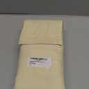 ROYALE LINENS 300 Thread Count 100% Long Staple Combed Cotton Fitted Sheet Twin - Super Soft Deep Pocket Bottom Sheet - Fitted Sheets Only - Elastic Sheets (Twin, Yellow)