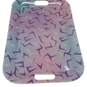 2Pcs Birthday Party Decorations Magical Music Themed Trays Platters Purple Music T