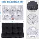 Dog Bed Crate Pad - Soft Fluffy Pet Cushion Mat for Small Dogs, Anti-Slip Comfy Kennel Pad for Puppy Crates, Size: Small 24"x18"