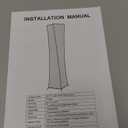 chiphy Floor Lamp, Dimmable 39" (XS) Tall Standing Lamp, 3 Levels Adjustable Brightness 12Wx2 LED Bulbs, Column Floor Light w/White Fabric Shade, Home Decor for Living Room, Bedroom, Kids Room