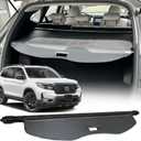 Cargo Cover Compatible with Honda Passport 2025 Accessories 2024 2023 2022-2019,Carbon Fiber Texture Retractable Trunk Cover Organizer Security Shielding Shade Tonneau Cover