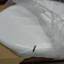 Bemis 7300SLEC Slow Close Toilet Seat, Easy Clean Hinges and Durable Plastic Seat, Made in USA, Elongated, White