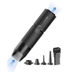 HOTO Handheld Vacuum Cleaner Cordless, Desk Vacuum Cleaner Compressed Electric Air Duster 15000Pa Suction, 4-in-1 Portable Vortex Vacuum Dust Buster Air Blower for Computer, Keyboard