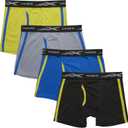 Hanes Boys' X-Temp Breathable Mesh Boxer Brief 4-Pack