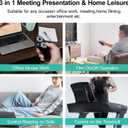 SANWA Bluetooth + 2.4G Wireless Handheld Mouse, 3 in 1 Presentation Clicker, Remote Air Mouse with Scroll, Portable Finger Mice, Rechargeable PPT Slide, Compatible with Mac, PC, Laptop, Phone, Tablet