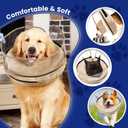 BARKLESS Dog Cone, Inflatable Dog Cone After Surgery for Small Medium Breeds, Soft Surgery Collar with Enhanced Anti-Licking Guard Shield for Pets, Patented Protective Donut Collar