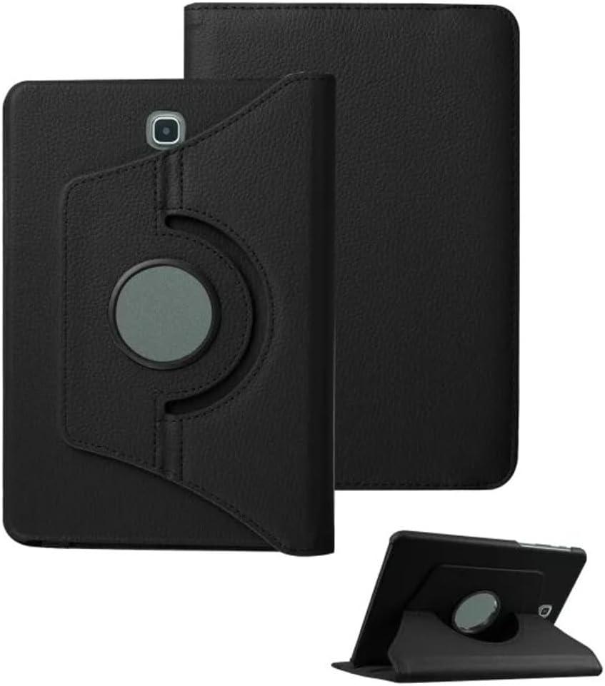 Tablet Cover for Samsung Galaxy Tab S2 8.0 SM-T710 T715 T713 T719(2015 Release),Ultra Slim Folio Stand Lightweight Leather Case for Samsung Galaxy Tab S2 8" T710 T715C (Ro-Black)