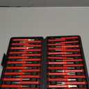 41 Pcs Terminal Pin Removal Tools with Blow-Molded Case - Electrical Pin Removal Tools Automotive Depinning Tool Kit for Automotive & Household Devices Most Connector, Red