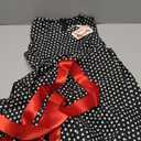 Kids Girls 50s Audrey Vintage Polka Dot Swing Party Rockabilly Dress Retro Peter Pan Doll Collar Wedding Casual Skater Dress, 9-10Y