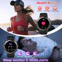 Smart Watch for Men Fitness Tracker: Military Make Answer Call Running Digital Mens Watches Waterproof Smartwatch Android Phone iPhone Samsung Compatible Sleep SpO2 Heart Rate Monitor Step Pedometer