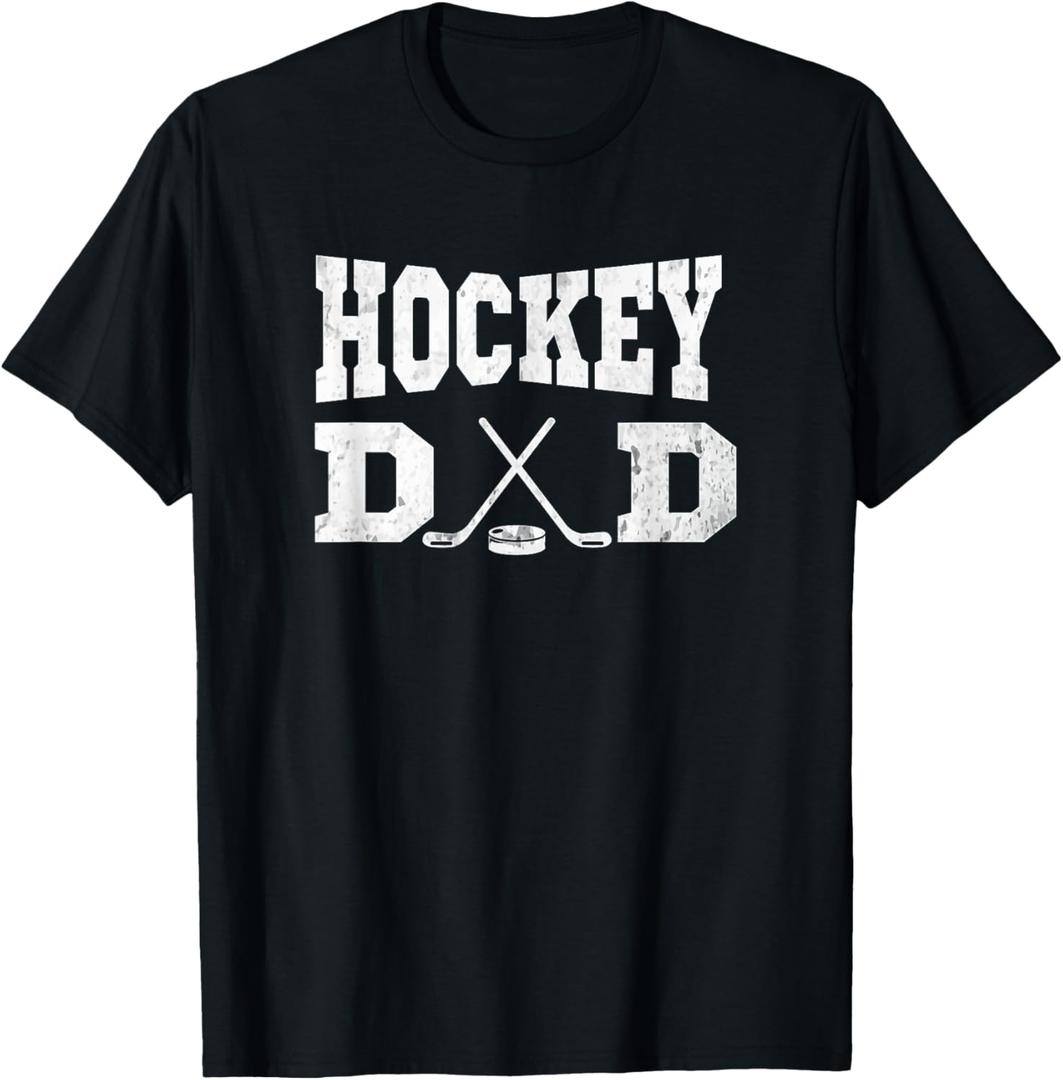 Hockey Dad - Funny Hockey Dad T-Shirt, Size: L Hockey Dad - Funny Hockey Dad T-Shirt, Size: L