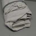 Vision Home Natural Full Blackout Curtains Linen Blended Darkening Window Curtains 84 inch for Living Room Bedroom Thermal Insulated Pinch Pleat Drapes with Hooks 2 Panel 40"Wx84"L